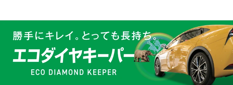 勝手にキレイ。とっても長持ち　エコダイヤキーパー